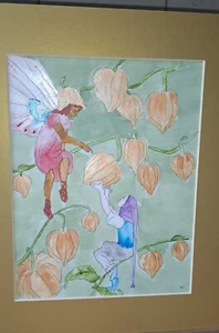 "Autumn Fairy" 1 Off Art By Kent Arrtist - Picture 1 of 1