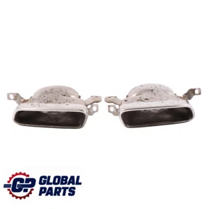 Mercedes W212 E220 Tailpipe Rear Exhaust Tips Set Right Left N/O/S A2124900927 - Picture 1 of 12