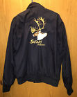 Safari Nordik embroidered Caribou Nylon Windbreaker Jacket size L w Hood Men’s