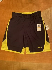 Fila Performa Youth Boy’s Center Court Short Size Small Black NWT $42.00 - Picture 1 of 4