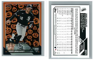 2023 TOPPS ACTUALIZACIÓN JACK O'LANTERN RARO PARALELO US215 ROMY GONZALEZ BLANCO SOX - Imagen 1 de 1
