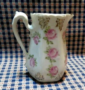 Bavaria Z S & Co PINK ROSE Jakobsmuschel Milchkännchen signiert deutsches Porzellan ZEH SCHERZER - Bild 1 von 6