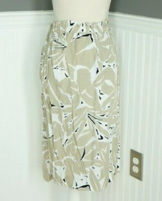 Falda envolvente Josephine bronceada cintura elástica talla grande 100 % rayón Foto 1 de 4