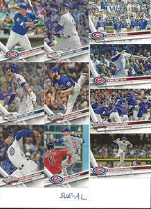 2017 Topps 1 Chicago Cubs Team Set Arrieta Kris Bryant Anthony Rizzo 20 WS - Picture 1 of 1