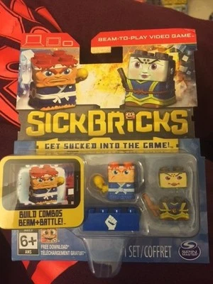 Sick Bricks Team 2 Character Pack Macho Mike Sally Smackdown Game New!!! - Image 1 of 2