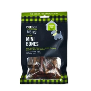 Petface Doggie Bistro 12 Pack Mini Bones Dog Treats Puppy Treats 100g - FREE P&P - Picture 1 of 4