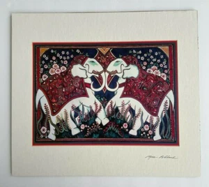  Doble Elefantes Mara Abboud Estampado Libanés con Alfombrilla - Imagen 1 de 6