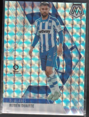 RUBEN DUARTE 2020-21 Panini Mosaic La Liga Soccer #68 Alaves Silver Mosaic Prizm - Image 1 of 2