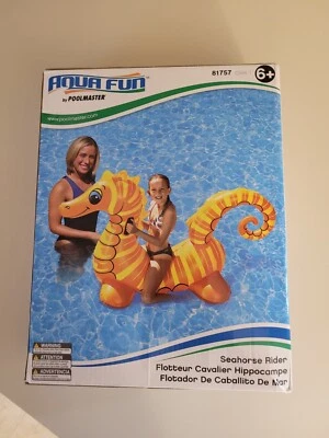 Aqua Fun Poolmaster 海马超级巨型骑手游泳池漂浮 - 81757 全新 — 第 1/4 张图片