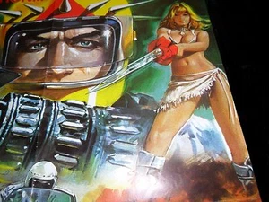 1978 Deathsport ORIGINAL Germany 1SH POSTER Roger Corman SEXY NASTY SCI-FI ART - Picture 1 of 2