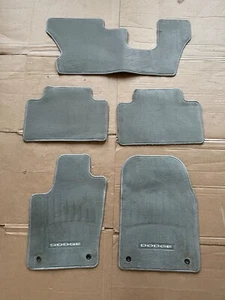 2011-2024 DODGE DURANGO GREY CARPET FLOOR MAT 5 PC SET OEM - Picture 1 of 7