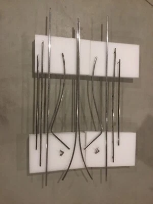 Chevrolet Bel Air 1954 4 puertas interior panel puerta molduras, delantero y trasero. OEM. Foto 1 de 4