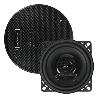 AMERICAN BASS SYMPHONY 4 4” 45W/90W (RMS/MAX) 2-WAY COAXIAL CAR SPEAKERS 4.0 NEW
