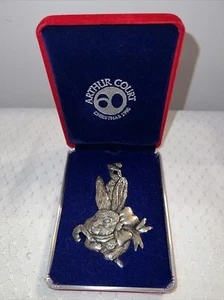 Arthur Court Bunny Rabbit Candy Cane 1990 Christmas Ornament Original Box USA - Picture 1 of 8