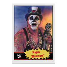 Topps Wrestling WWE Living Set - Card 77 - Papa Shango