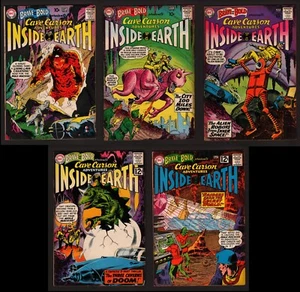 The Brave And The Bold 1960 & 1962 Cave Carson Inside Earth alle 5 Tryout Ausgaben - Bild 1 von 11