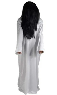 Cicc Halloween Disfraz Peluca Vestido Fantasma Sadako Cosplay Disfraz Talla Única NUEVO Foto 1 de 4
