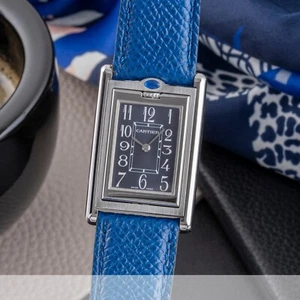 Cartier Tank Basculante Stainless Steel Unisex Sapphire Crystal Ref. W1016730 2405 - Picture 1 of 12