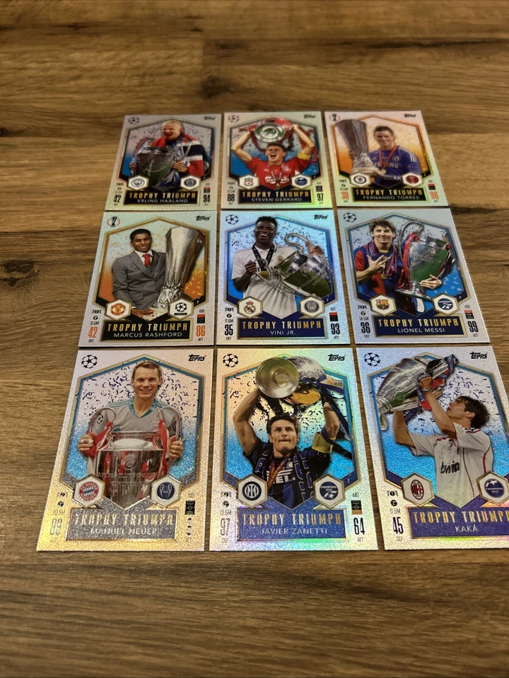 Topps Match Attax 2025 24/25  Trophy Triumph Full Set. - Image 1 of 1