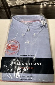 french toast boys uniform Long sleeve shirt Light Blue Size 16 Wrinkle Free - Picture 1 of 8