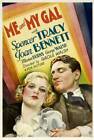 Me And My Gal Poster Joan Bennett Spencer Tracy 1932 Old Movie Photo