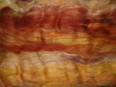 Earth Element Carded Wool Art Batt 100-25g Merino Alpaca Camel Silk Felt Spin - Image 1 of 4