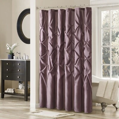 Madison Park Laurel Tufted Semi-Sheer Shower Curtain - Image 1 of 3