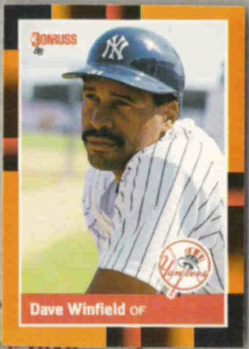 DAVE WINFIELD 1988 Donruss Best #244.  YANKEES - Image 1 of 1