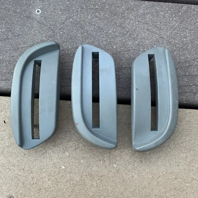 00-06 BMW E46 323Ci 325Ci 328Ci 330Ci Seat Back Tilt Level Trim (Set) Gray - Image 1 of 2