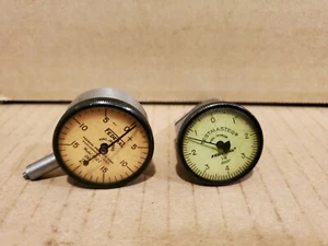 Vintage Federal Dial Indicators T-6 .0001 & A6Q-2 .001 Full Jeweled Made In USA - Picture 1 of 6