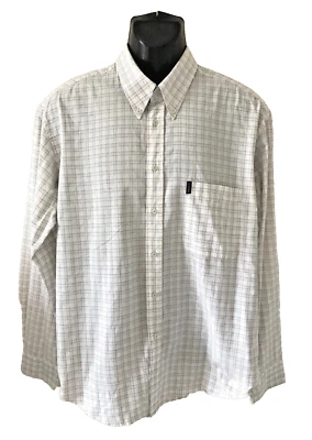 Camisa a Cuadros Hombre Sergio Tacchini Milano Manga Larga Botones - Talla 2XL (17') Foto 1 de 4