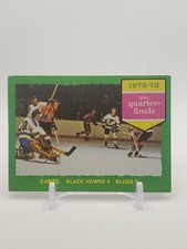 1973-74 Topps #193 1972-73 NHL Quarter Finals Stan Mikita Chicago Blackhawks