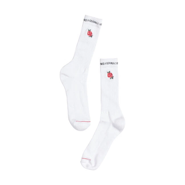 Chaussettes Loser Machine Roses Blanches Taille Unique - Photo 1/1