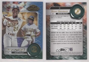 2022 Topps Gold Label Class 2 Blue /99 Rickey Henderson #35 HOF