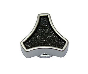 Small Chrome Black AIR CLEANER WING NUT 1" TRI BAR 1/4-20 THREAD CHEVY FORD A14 - Picture 1 of 1