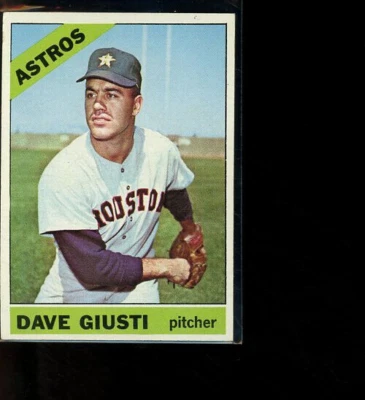 1966 Topps Dave Giusti   Houston Astros #258 - Image 1 of 4