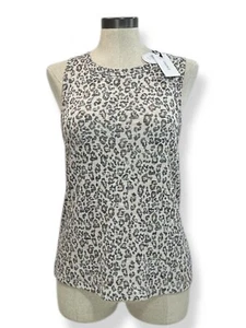 Z SUPPLY Tank Top Sz M Leopard Animal Print Racerback Casual Tank Athleisure Y2K - Picture 1 of 8