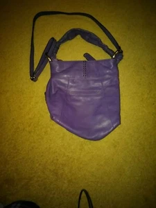 B. MAKOWSKI PURPLE HANBAG CROSSBODY - Picture 1 of 8
