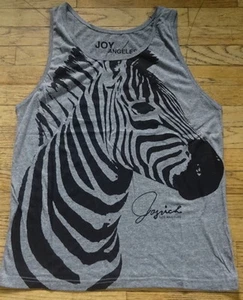 Tanktop Zebra grau Joyrich NEU Größe: Large Unisex - Bild 1 von 1
