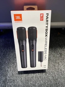 Sistema de micrófono inalámbrico digital JBL PartyBox con receptor de doble canal NUEVO - Imagen 1 de 3