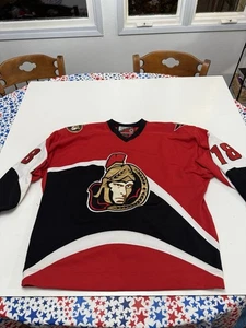 Vintage Ottawa Senators Pro Player NHL Hockey Jersey XL Hossa - Picture 1 of 7