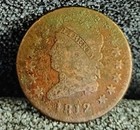 1812 LARGE CENT GOOD  IN GRADE 100  ORIG CLASSIC HEAD CHECK VARIETY BETTER DATE