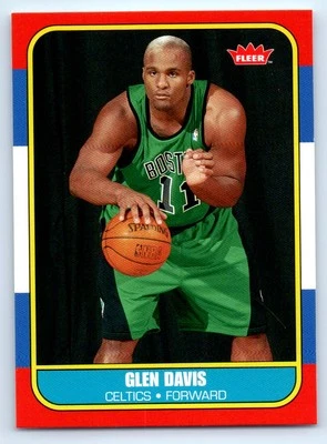 Fleer #86R-141 2007-08 Glen Davis 86-87 retro novatos Boston Celtics Foto 1 de 2