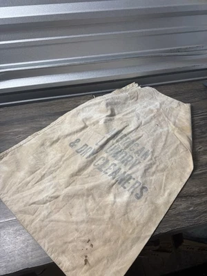 Bolsa de lavandería de algodón American Linen Supply Co DE COLECCIÓN Foto 1 de 4