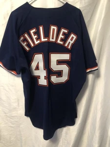 Camiseta De Colección Russell Cecil Fielder Para Hombres 2XL Azul Marino Detroit Tigers Hecha en EE. UU. - Imagen 1 de 12