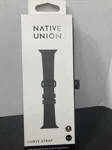 Bracelet en silicone Native UNION Apple Watch 38/40 mm noir - Photo 1 sur 3