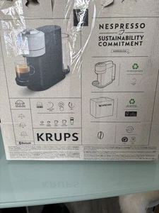 Nespresso Vertuo Next Kapselmaschine, Hellgrau/Schwarz, Inkl. Kapseln - Bild 1 von 5