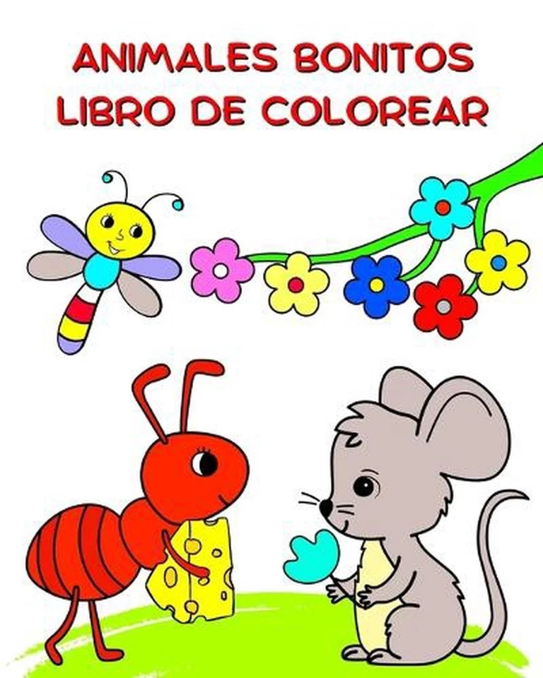 Animales Bonitos Libro de Colorear: Ilustraciones de naturaleza y animales, colo - Image 1 of 1
