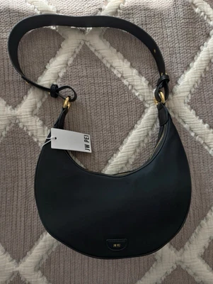 JW Pei Women's Carly Nylon Saddle Shoulder Bag Black - Image 1 of 4