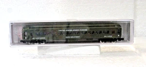 N SCALE US ARMY TROOP  HARRIMAN COACH CAR # 88611 PASSENGER CAR - Picture 1 of 5